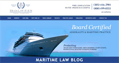 Desktop Screenshot of maritimelawblog.net