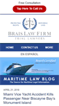 Mobile Screenshot of maritimelawblog.net